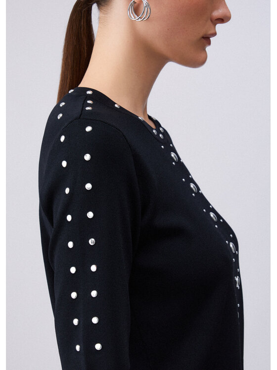 Liu Jo Liu Jo Sweter WA6092MS55N22222 Czarny Regular Fit