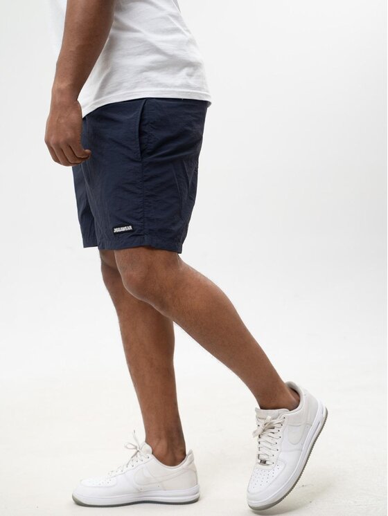 Jigga Wear Jigga Wear Szorty kąpielowe Sportowe Spodenki Kąpielowe Męskie Granatowe Jigga Wear Patch XL Niebieski