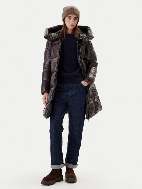 Save The Duck Save The Duck Зимове пальто D45510W LOVE21 Коричневий Regular Fit