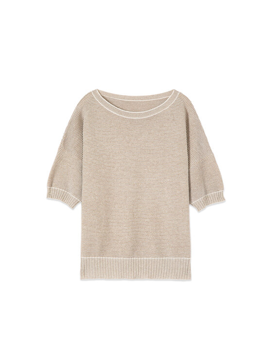 Oltre Oltre Maglione M270E002296N002 Crema Regular Fit