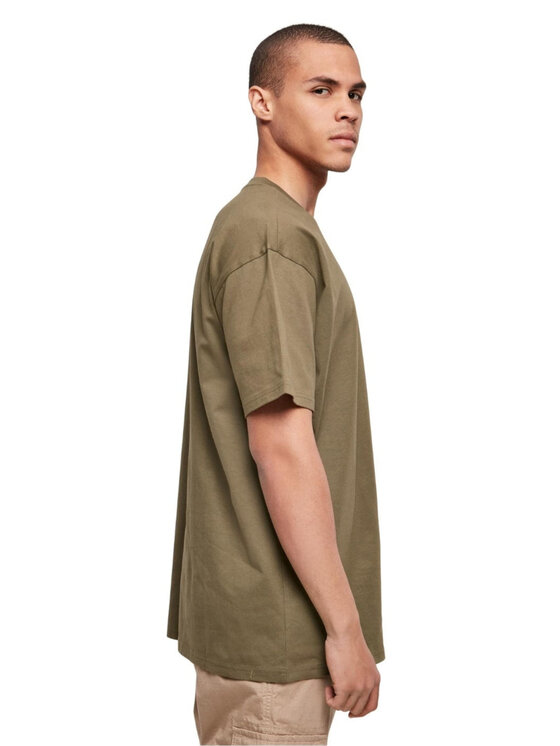 TeeShoppen TeeShoppen T-Shirt 'Oversized Collection' Zielony Oversize