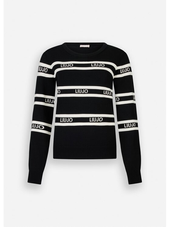 Liu Jo Liu Jo Maglione TF5303MS63L03N66 Nero Regular Fit