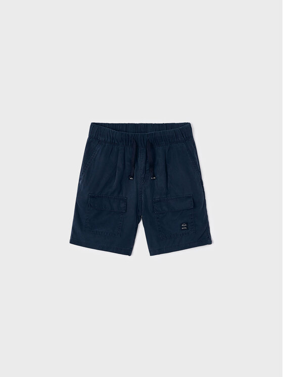 Mayoral Mayoral Szorty materiałowe 3237 Granatowy Regular Fit