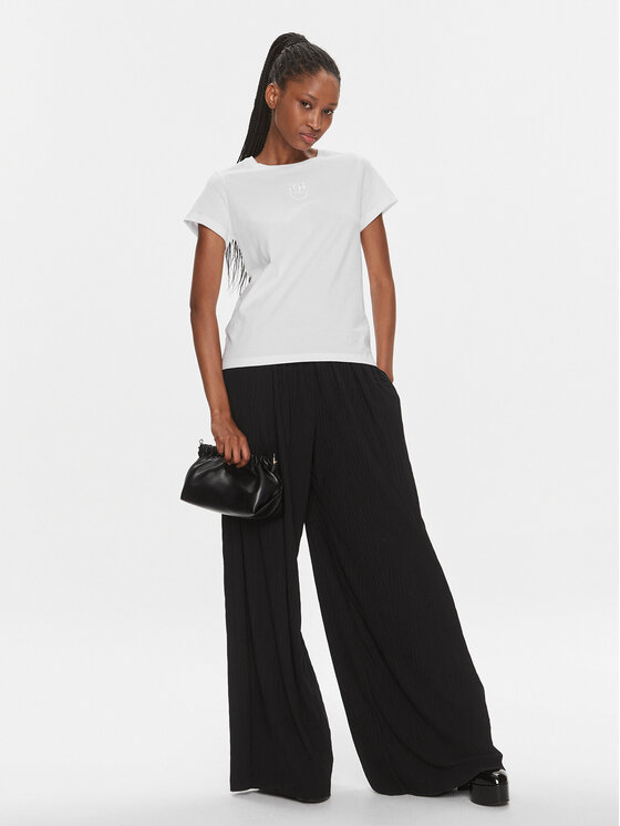 PINKO Pinko T-Shirt 100355 A1NW Λευκό Regular Fit