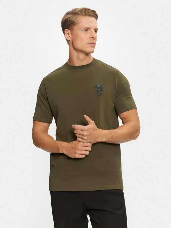 KARL LAGERFELD KARL LAGERFELD T-särk 755082 544221 Roheline Regular Fit