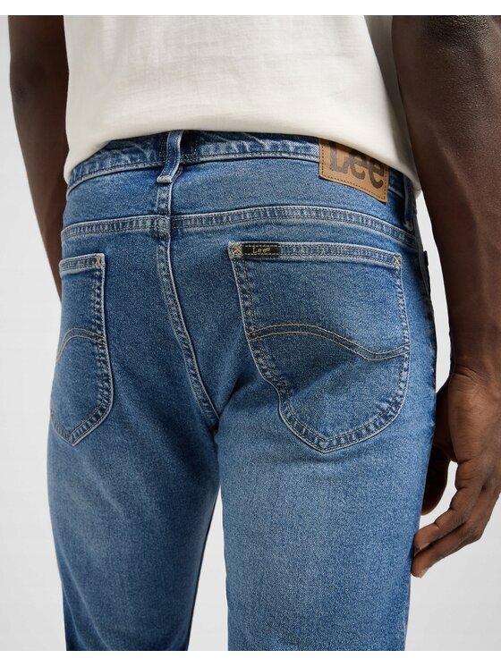 Lee Lee Jeansy Rider Niebieski Slim Fit