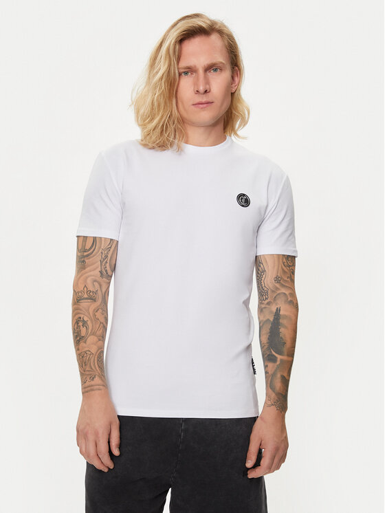 Just Cavalli Just Cavalli T-Shirt 76OAHE12 Weiß Regular Fit