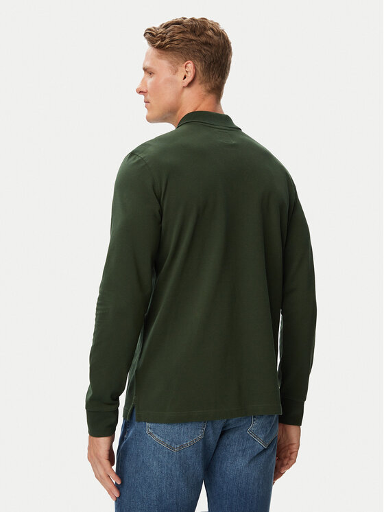 Beverly Hills Polo Club Beverly Hills Polo Club Polo P-SS26M-P424125BTGR Tamno zelena Regular Fit