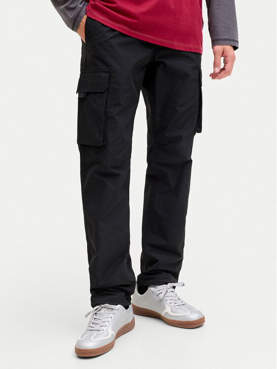 Jack & Jones Pantaloni trening Kane Ivan 12288610 Negru Regular Fit