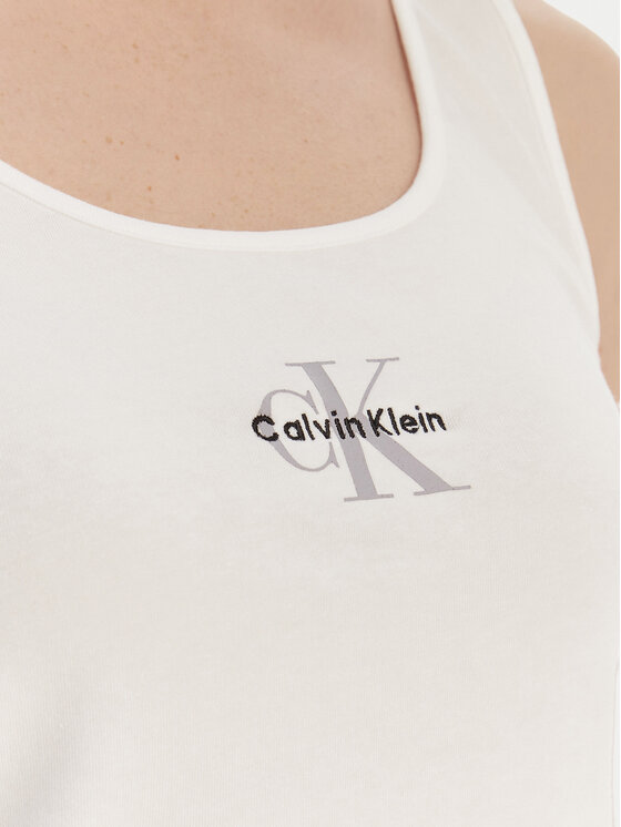 Calvin Klein Underwear Calvin Klein Underwear Top LV00QS7603 Bílá Slim Fit