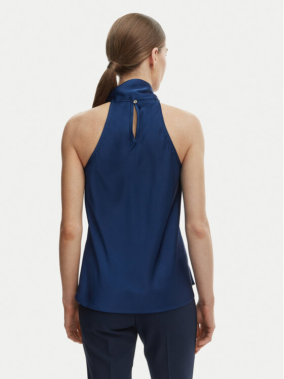 Rinascimento Rinascimento Bluză CFC0127770003 Albastru Regular Fit