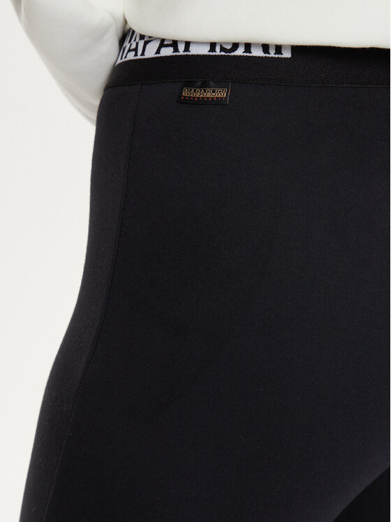 Napapijri Napapijri Legginsy M-Box Logo NP0A4HZ7 Czarny Slim Fit