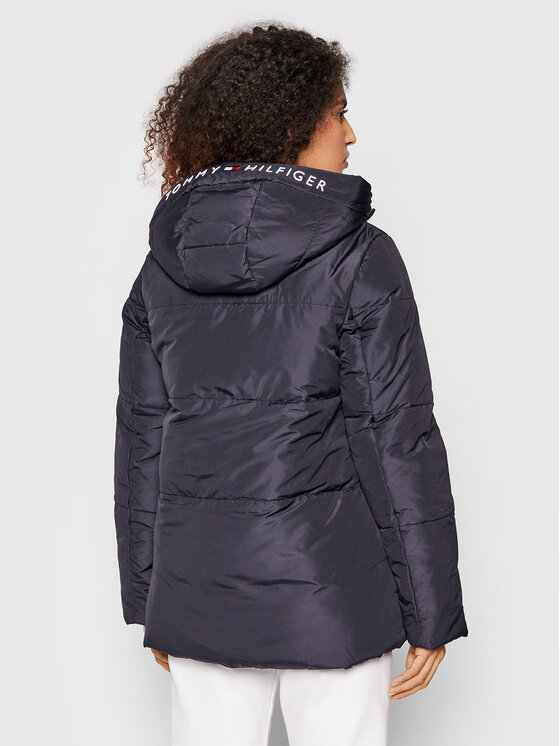 Tommy Hilfiger Tommy Hilfiger Zimska jakna Ess Sorona WW0WW32197 Mornarsko modra Regular Fit