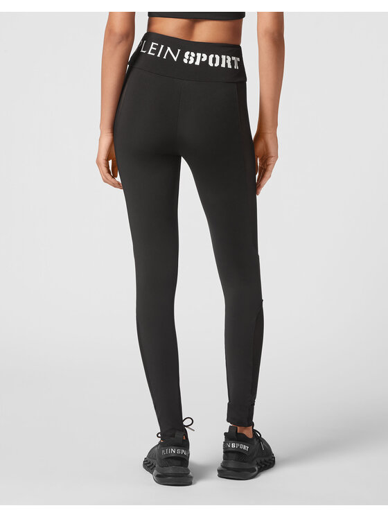 Plein Sport Plein Sport Legginsy 2191 Czarny Active Fit