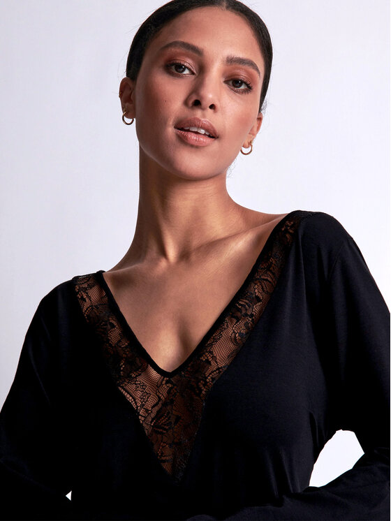 Aubade Aubade T-shirt RL74 Nero Comfortable Fit