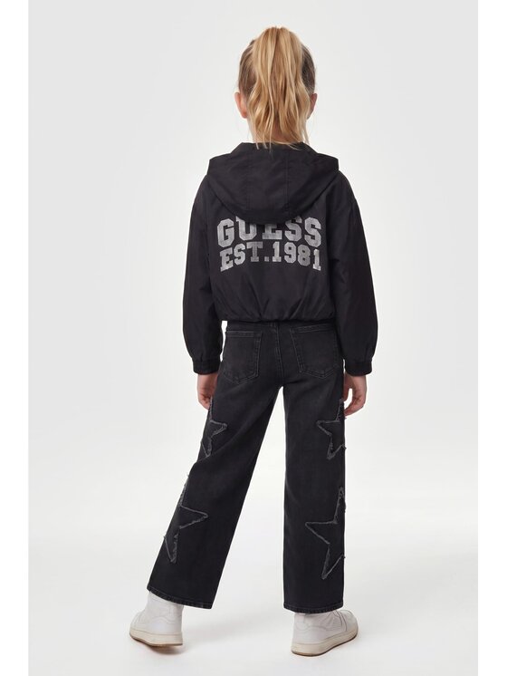 Guess Kids Guess Kids Bunda pro přechodné období 180239 Černá Classic Fit