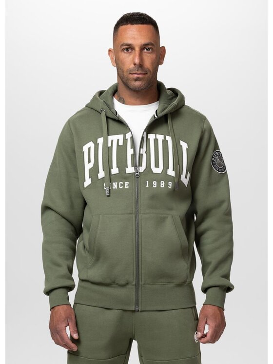 PITBULL PITBULL Bluza NORTON Zielony Regular Fit