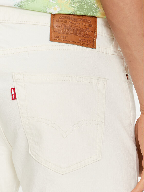 Levi's® Levi's® Jeansy 511™ 04511-5826 Écru Slim Fit