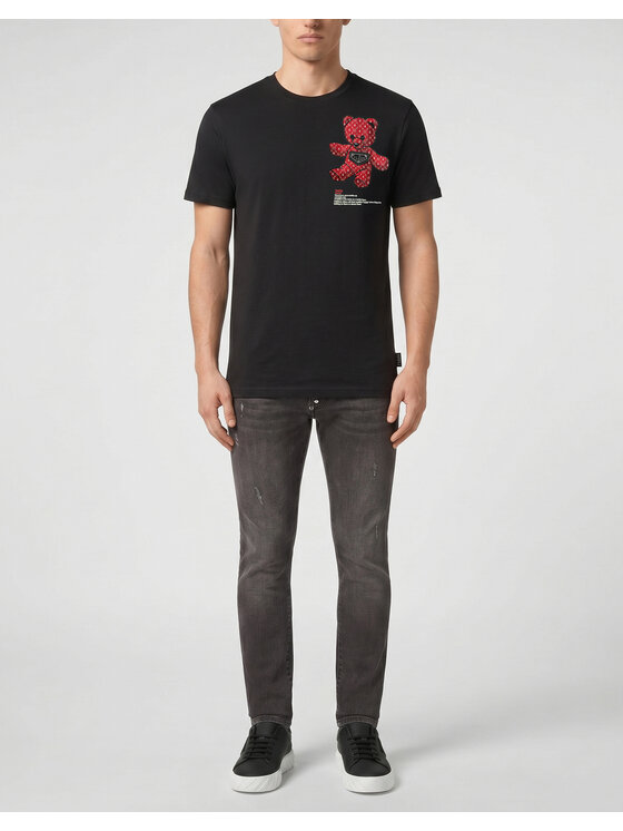 PHILIPP PLEIN PHILIPP PLEIN T-shirt 31617 Nero Regular Fit