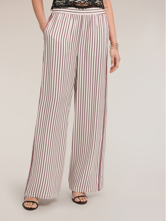 Motivi Motivi Pantaloni di tessuto P016W000857N001 Crema Over Fit