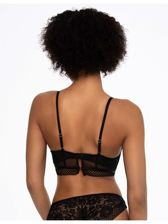 Esotiq Esotiq Podprsenka Bralette 41444-99X Čierna