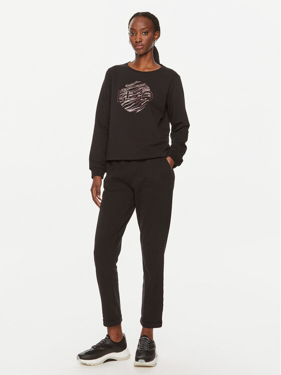 Liu Jo Sport Liu Jo Sport Tiesus sijonas TF4193 J4523 Juoda Slim Fit