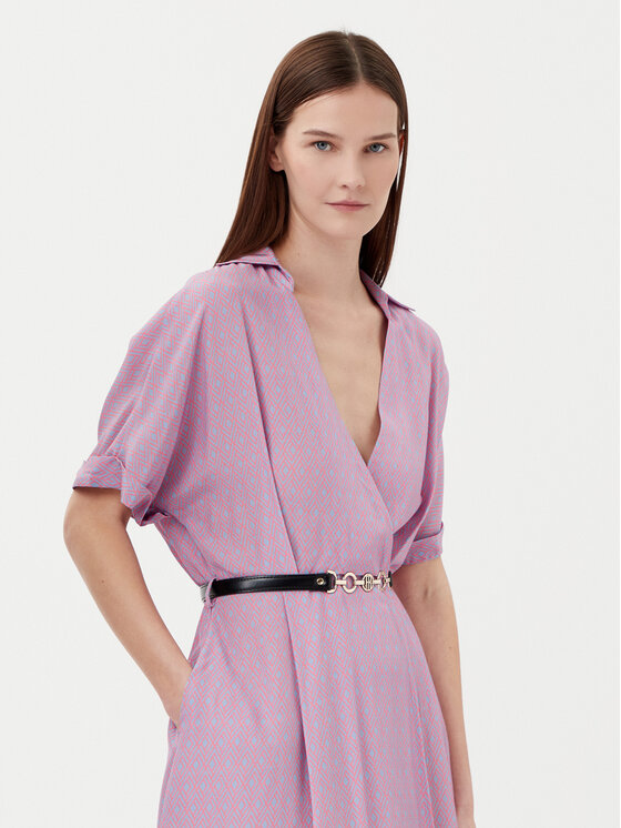 Fracomina Fracomina Hemdkleid FR25SD2012W413O9 Violett Regular Fit