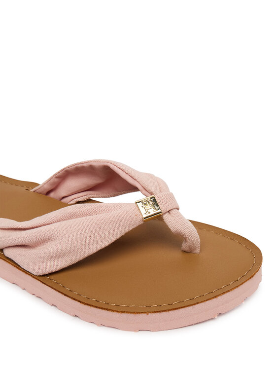 Tommy Hilfiger Tommy Hilfiger Žabky Th Ltr Footbed Summer Sandal FW0FW09194 Růžová