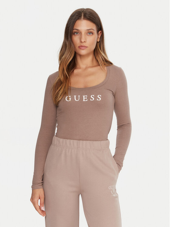 Guess Guess Palaidinė O5RI00 KBBU1 Smėlio Regular Fit