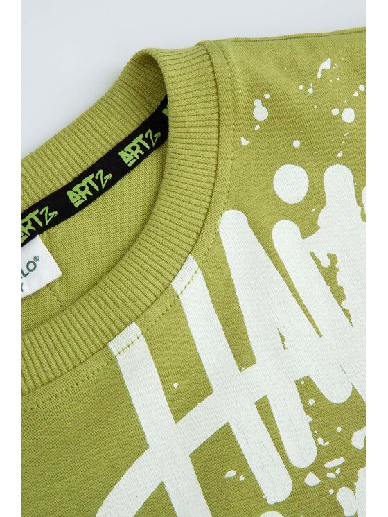 Coccodrillo Coccodrillo T-Shirt ZC5143102SBJ-012 Zelená Regular Fit