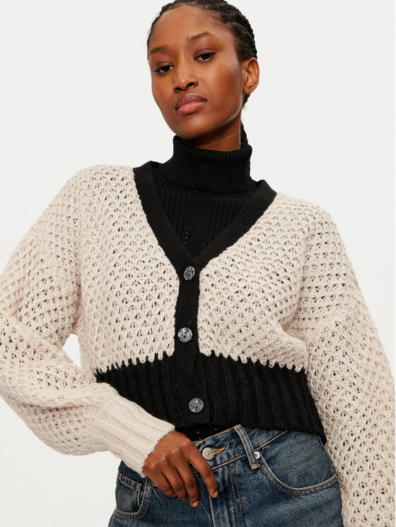 ONLY ONLY Cardigan Rose 15327593 Bej Regular Fit