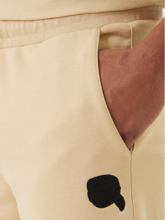 KARL LAGERFELD KARL LAGERFELD Sporta šorti 705118 562900 Bēšs Loose Fit