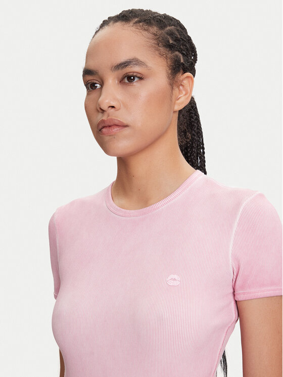 Miss Sixty Miss Sixty Majica 6S2SJ44500 Roza Slim Fit