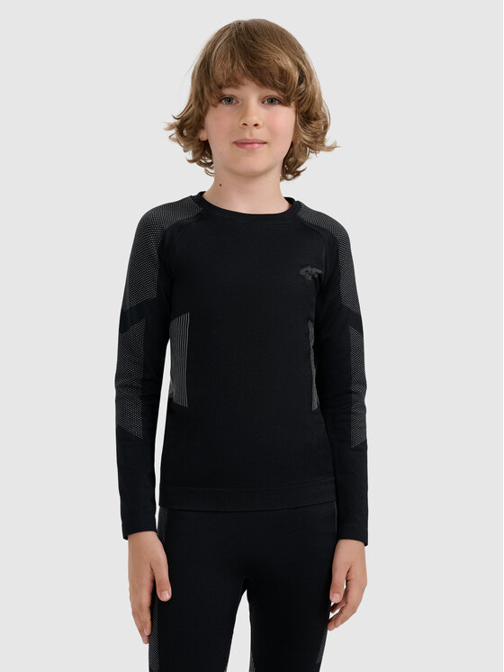 4F 4F Komplet bielizny termoaktywnej SKI UNDERWEAR Czarny