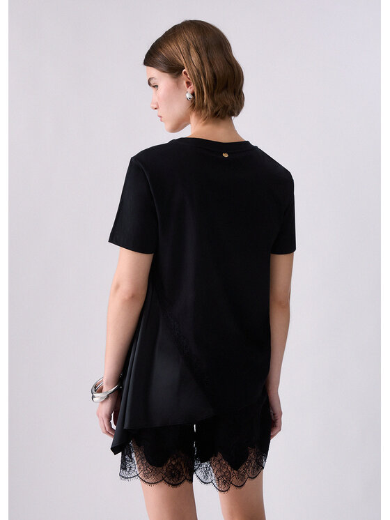 Liu Jo Liu Jo T-shirt WF6139JS90422222 Nero Regular Fit