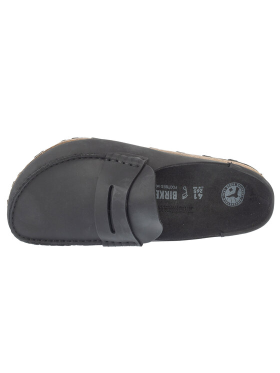 Birkenstock Birkenstock Klapki Naples Leoi Czarny