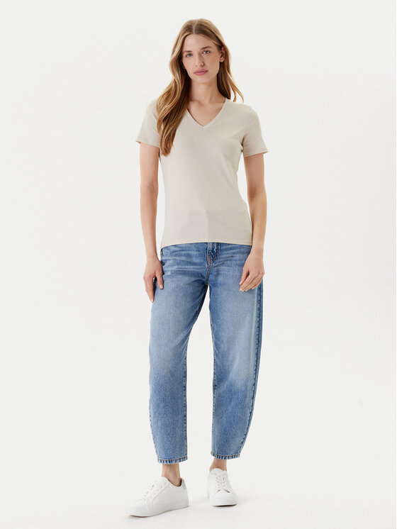 United Colors Of Benetton United Colors Of Benetton Футболка 3GA2E4230 Бежевий Regular Fit