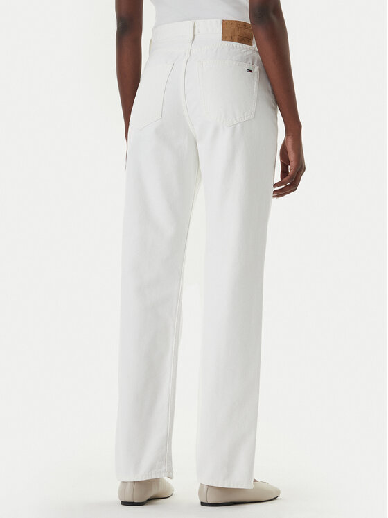 Tommy Jeans Tommy Jeans Džinsai Layla DW0DW22773 Balta Slim Fit