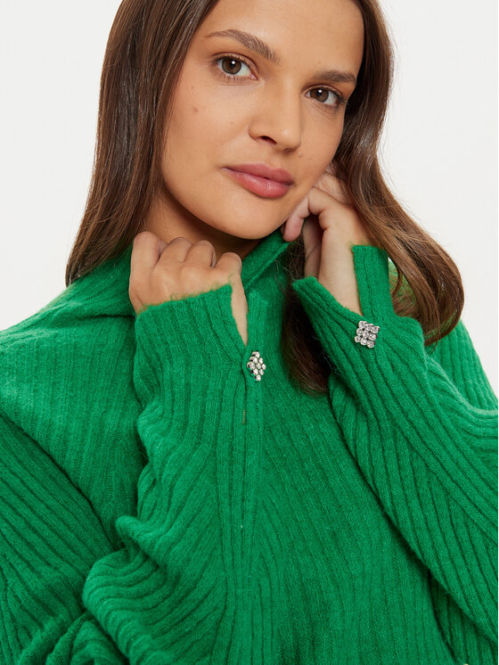 Liu Jo Liu Jo Džemper WF4361 MA57P Zelena Regular Fit