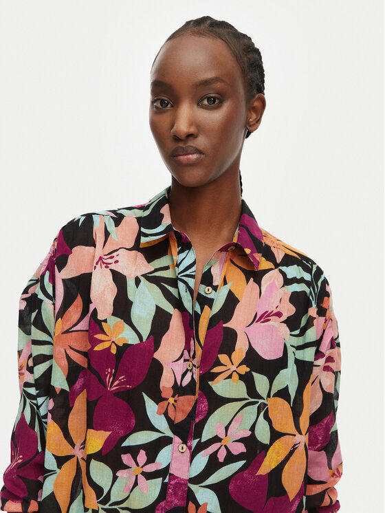Billabong Billabong Kimono Daylight EBJX603000 Tamsiai mėlyna Relaxed Fit