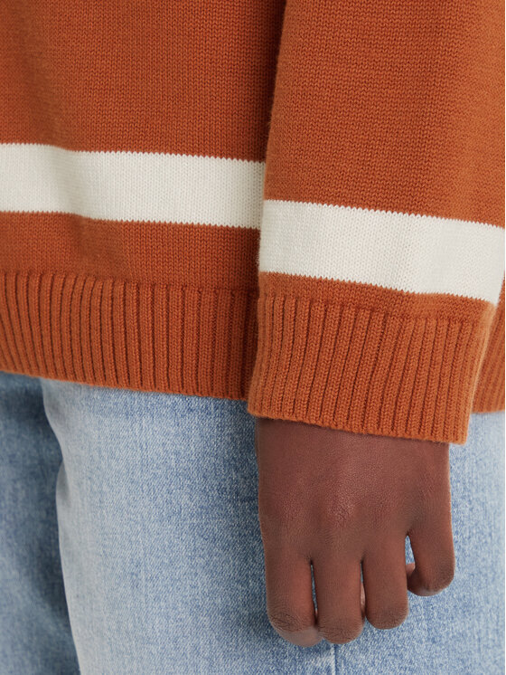 Gant Gant Sveter 4805341 Hnedá Relaxed Fit