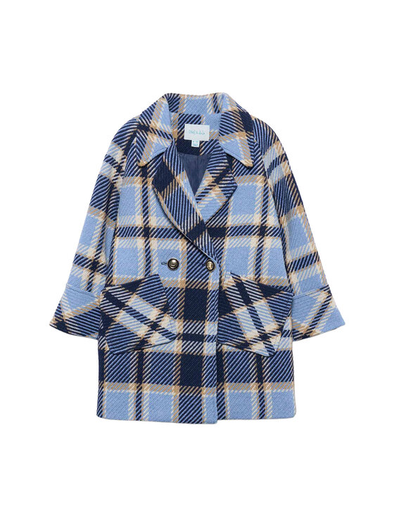 Abel & Lula Abel & Lula Palton 5845 Albastru Regular Fit