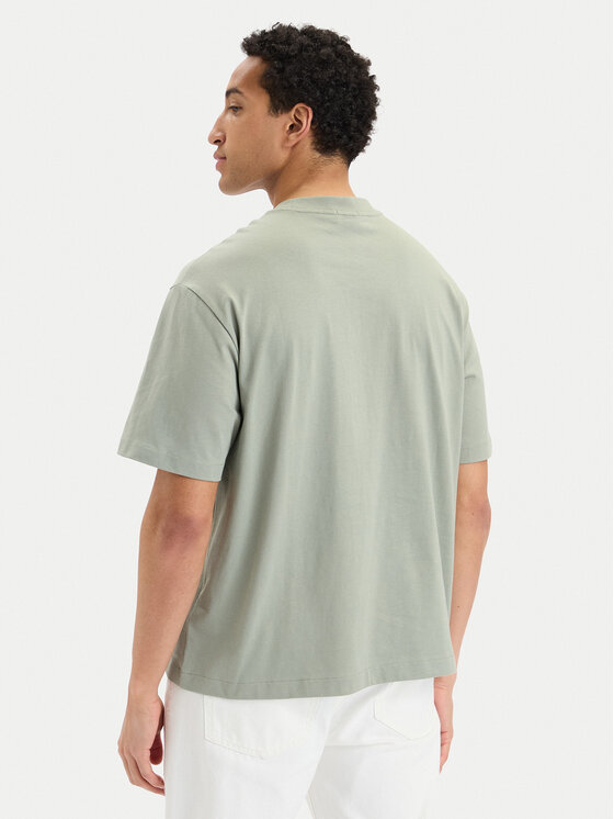 Calvin Klein Calvin Klein Póló LV040HM228 Khaki Relaxed Fit