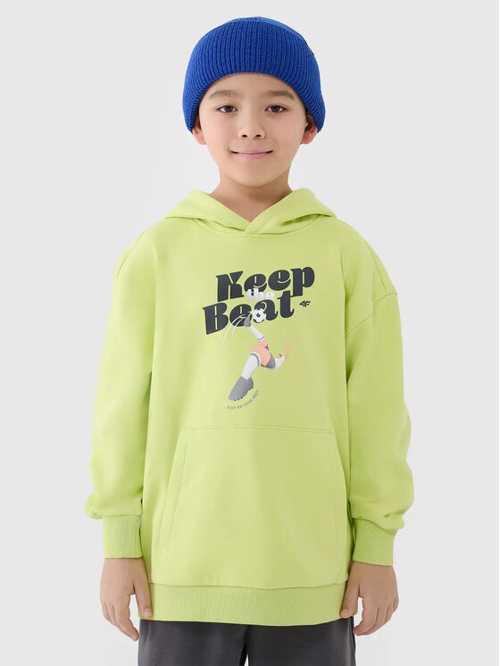 4F 4F Felpa 4FJASAW24TSWSM2160-72S Verde Oversize