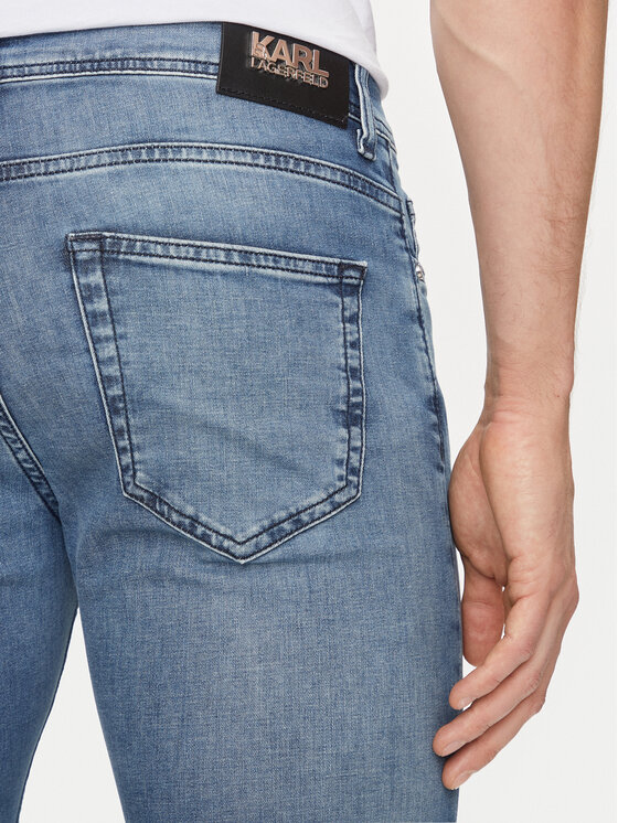 KARL LAGERFELD KARL LAGERFELD Jeansy 265840 542833 Modrá Regular Fit