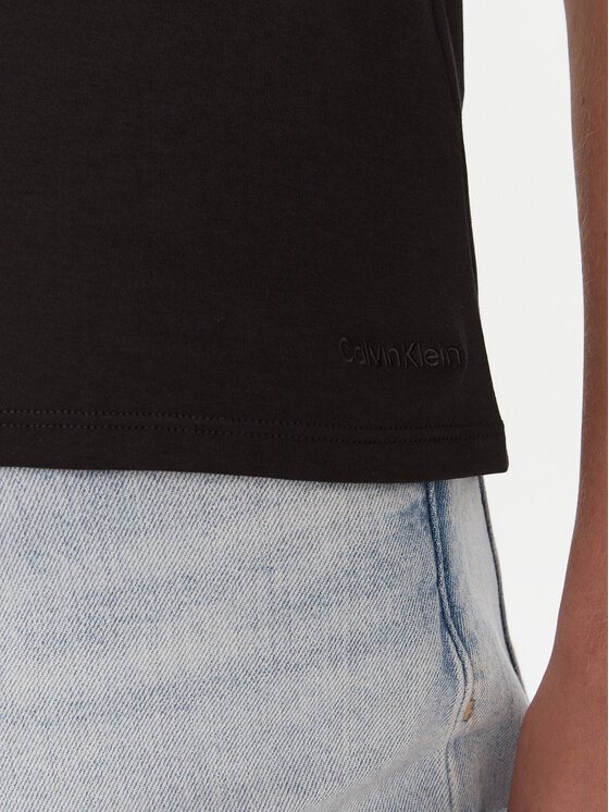 Calvin Klein Calvin Klein T-Shirt LV044D201G Černá Regular Fit