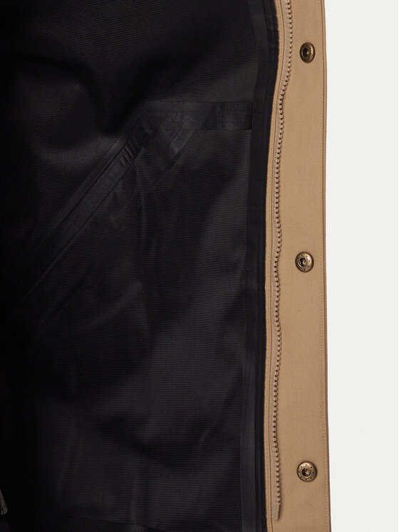 Quiksilver Quiksilver Geacă de ploaie Diamond Rain EQYJK04193 Bej închis Regular Fit