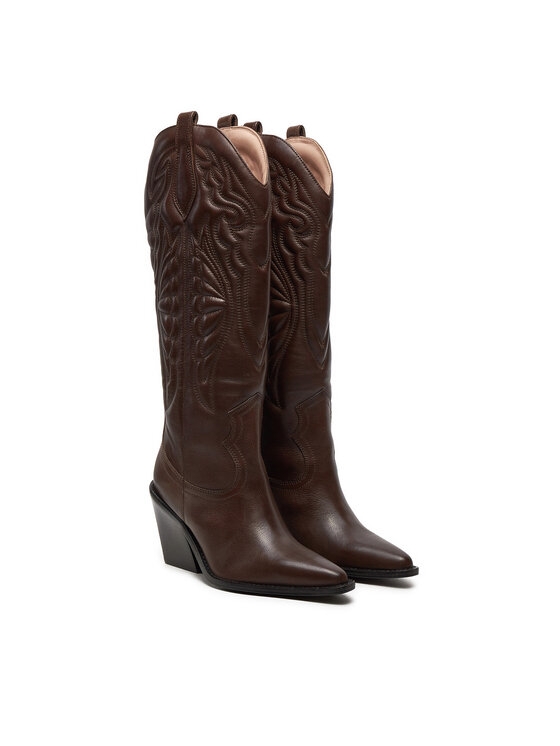 Bronx Bronx Cizme și botine cowboy Western 14177-J Maro