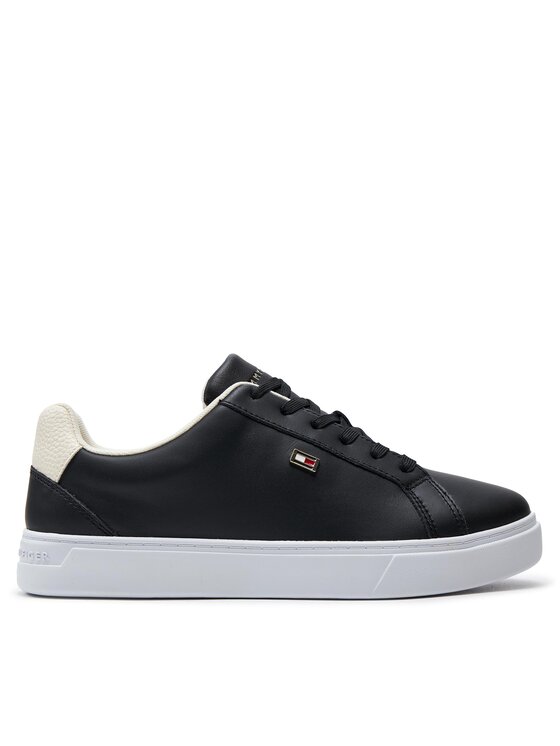 Tommy Hilfiger Tommy Hilfiger Sneakersy Flag Court Sneaker FW0FW08072 Černá