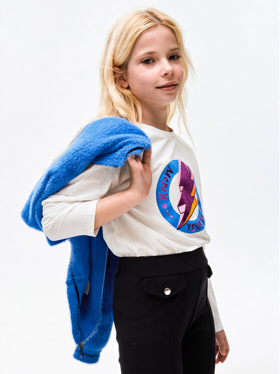 Mayoral Mayoral Bluse 7.049 Écru Regular Fit